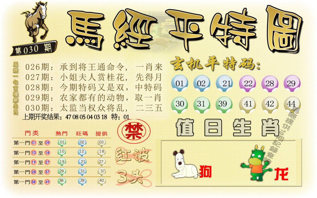 030期马经平特图[图]