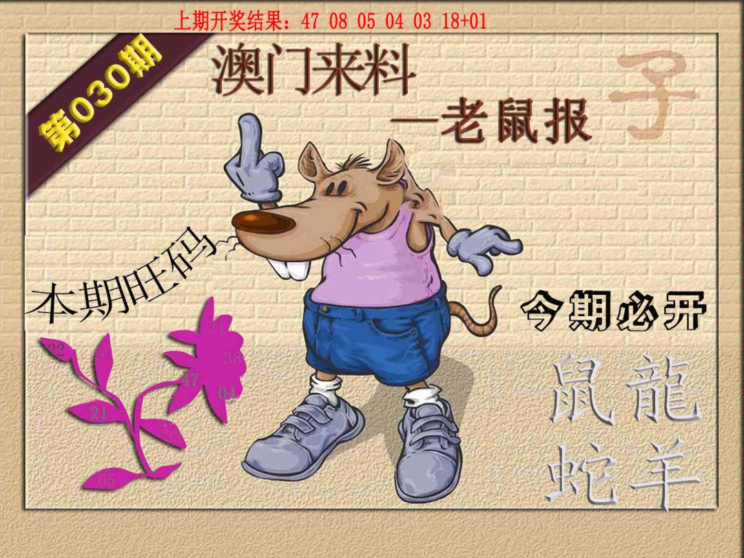 030期(来料)鼠报[图]