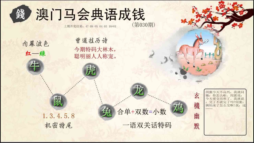 030期典语成钱[图]