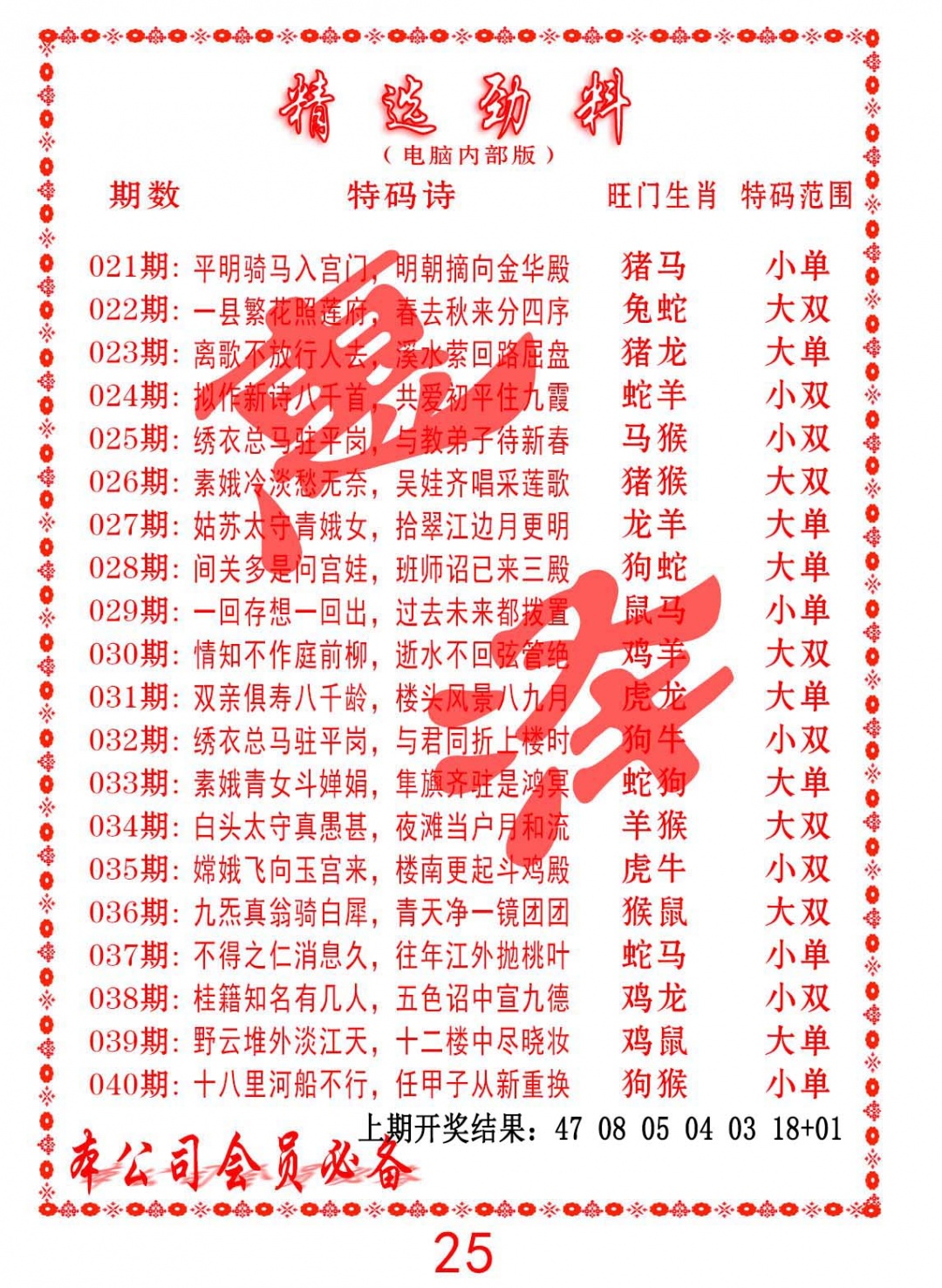 030期精选劲料[图]