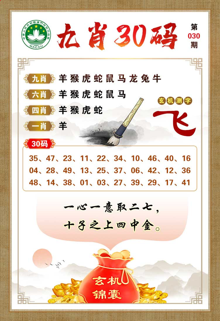 030期九肖30码[图]
