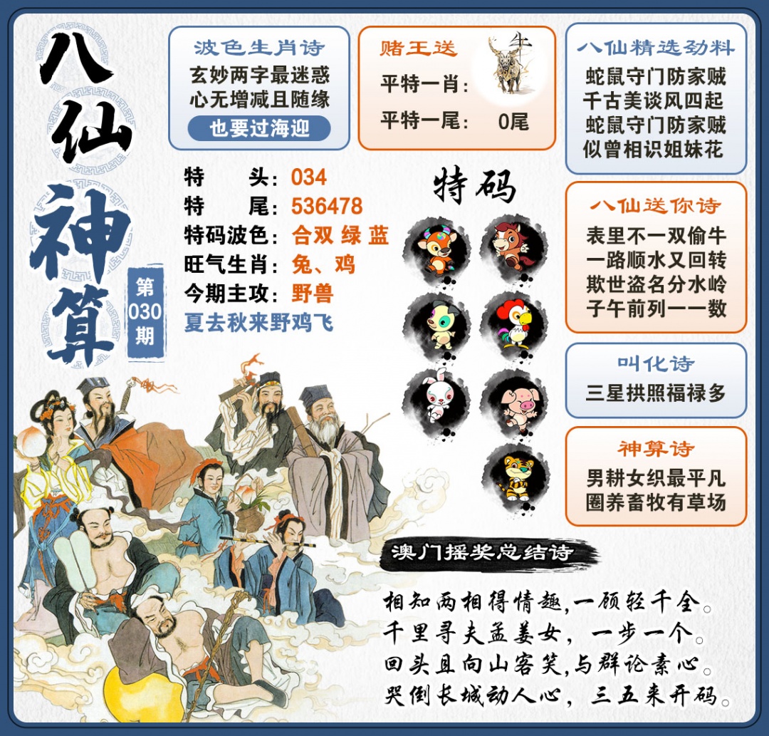 030期八仙神算[图]