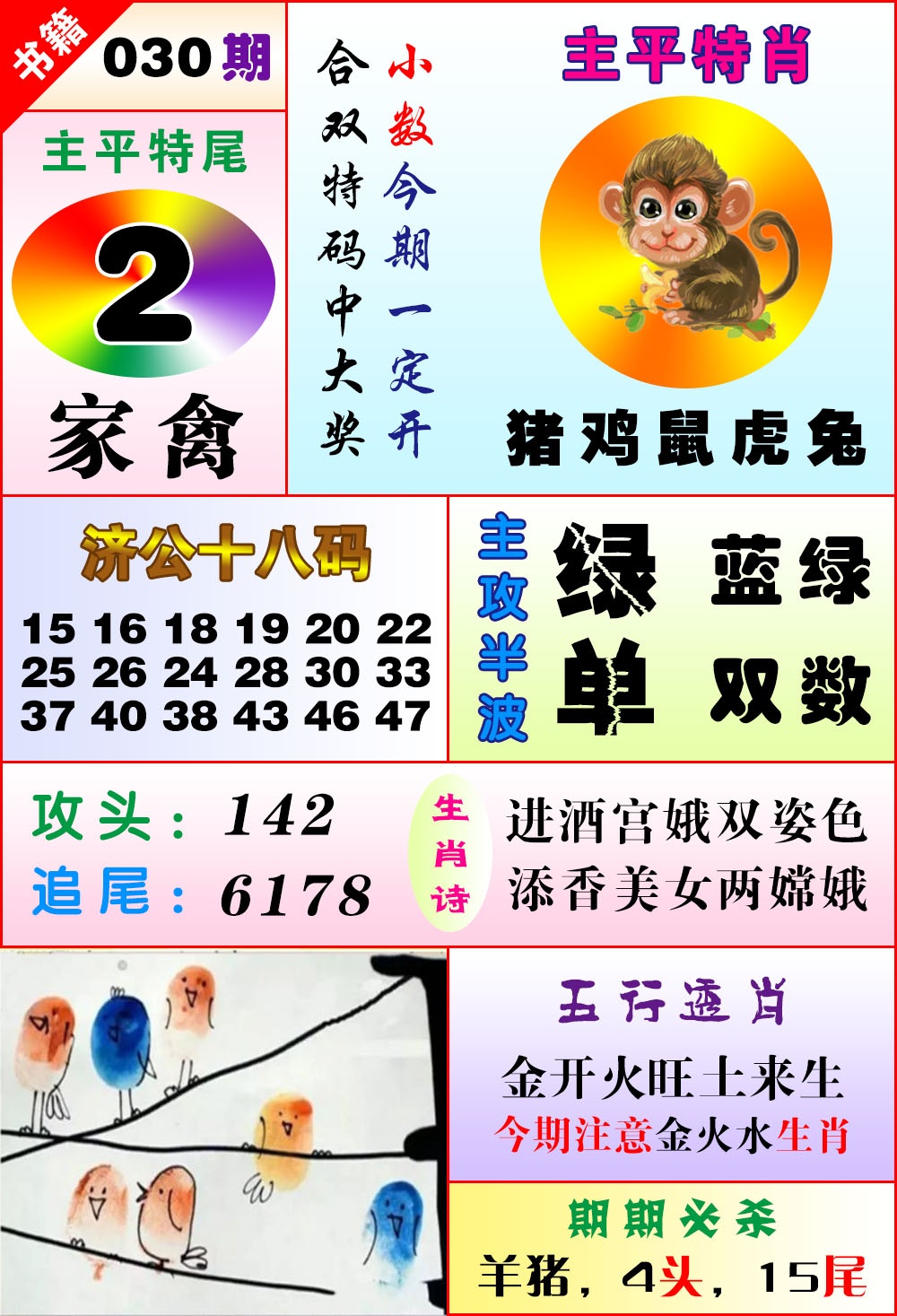 030期澳门狗头铡[图]