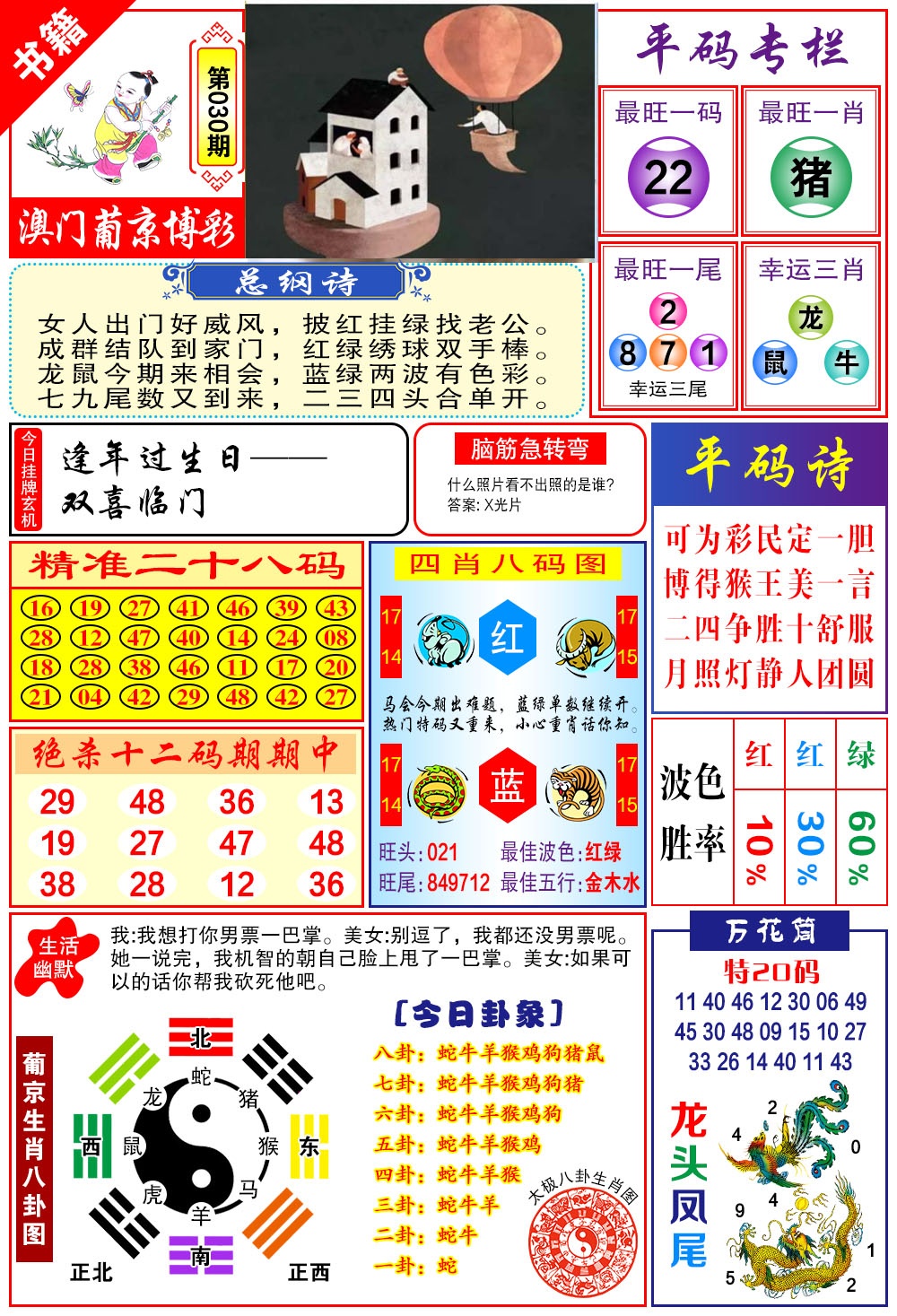 030期澳门万花筒[图]