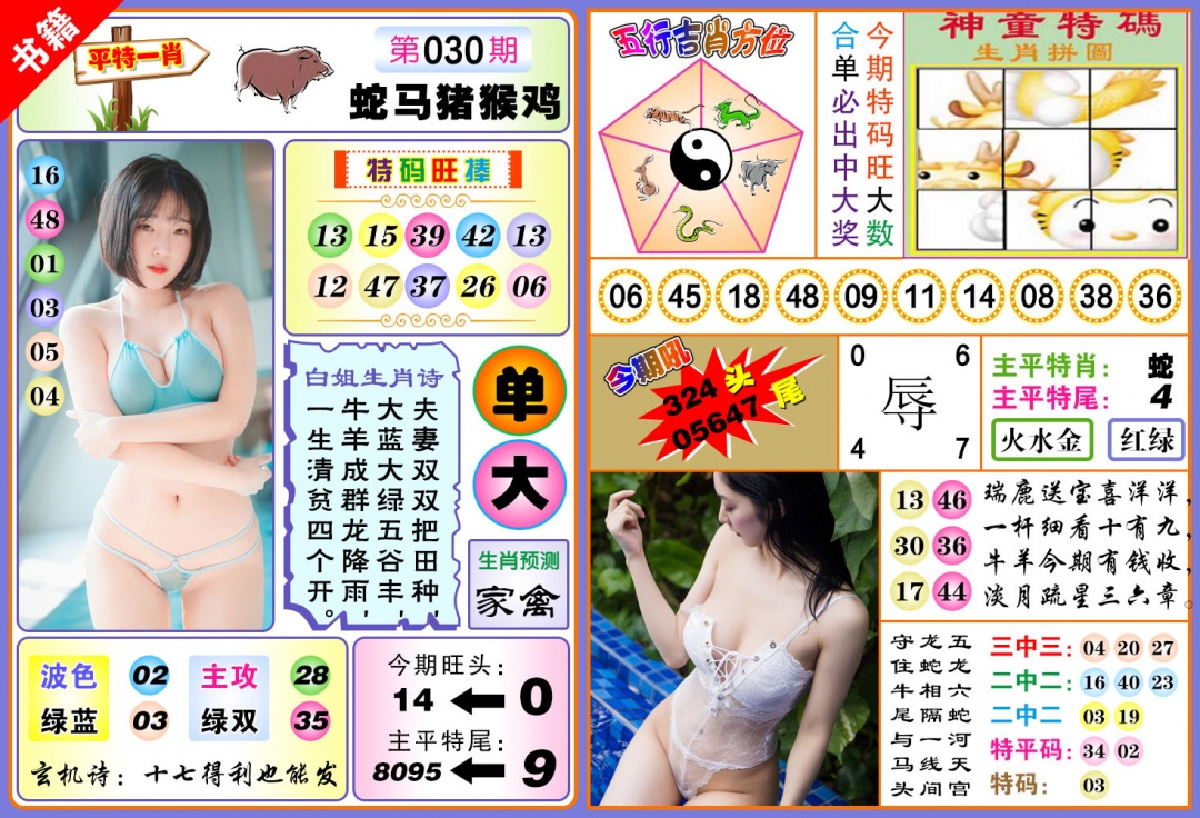 030期澳门五行白姐[图]