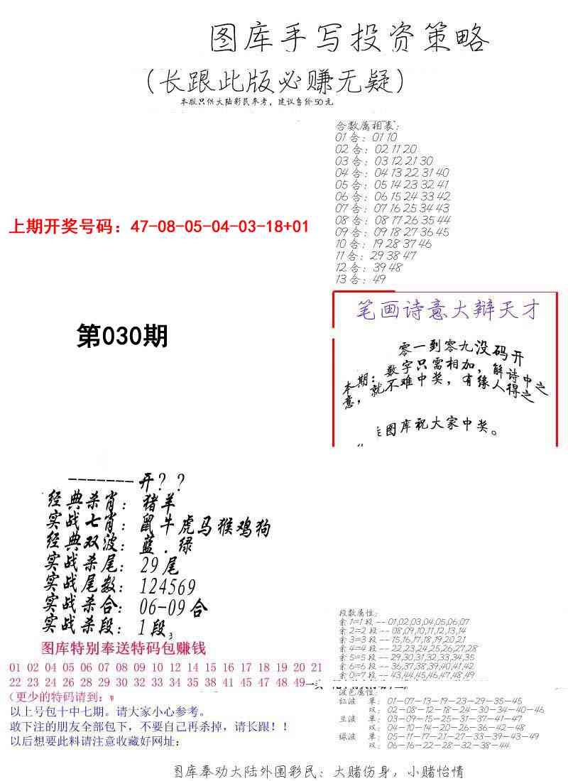 030期手写投资策略[图]