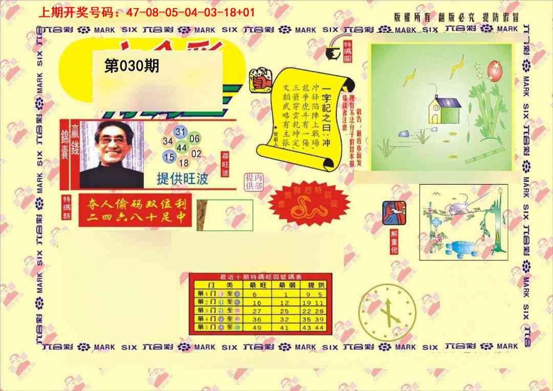 030期特码王[图]