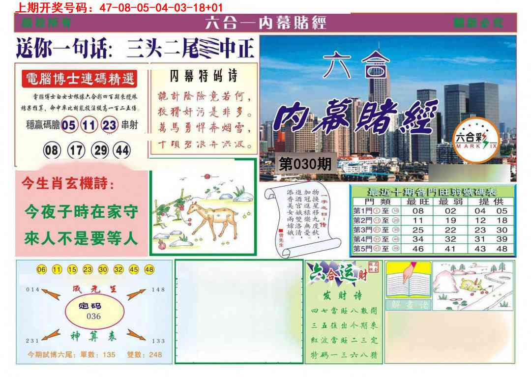 030期内幕赌经[图]