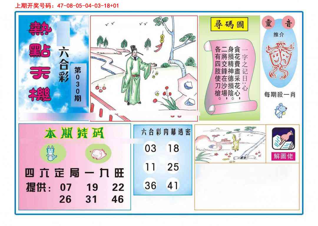 030期热点天机[图]