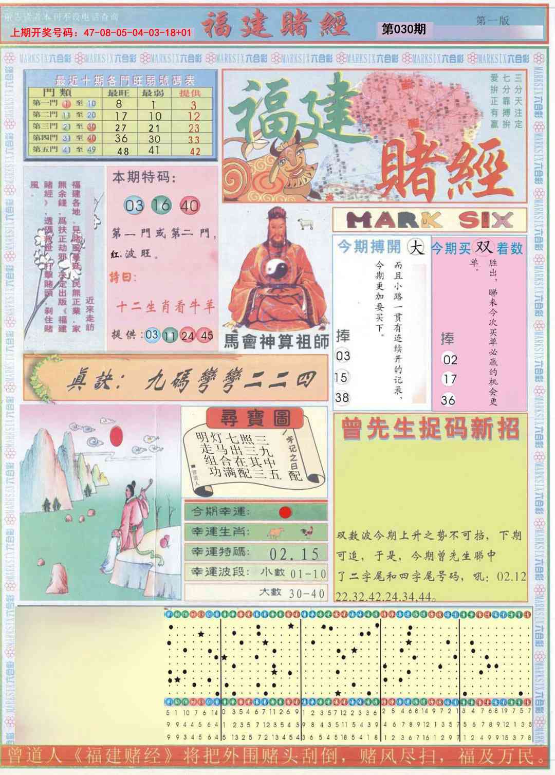 030期福建赌经A[图]